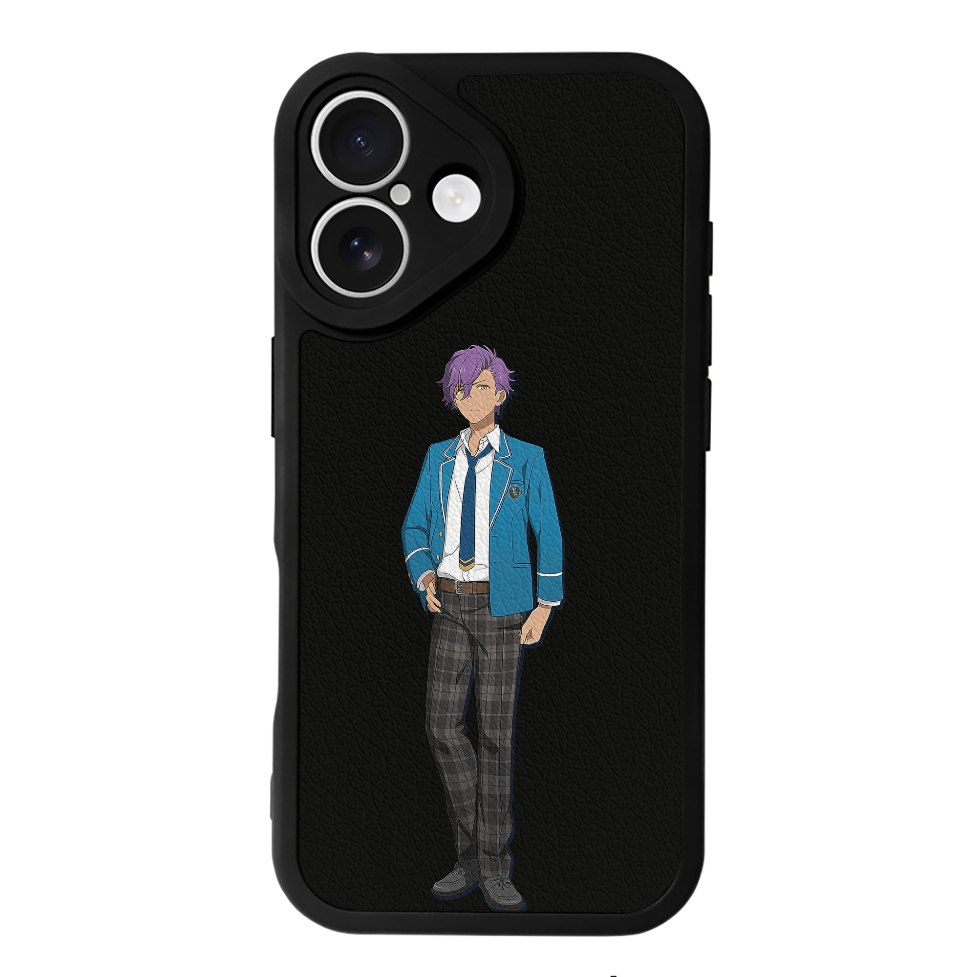（画像用） あんさんぶるスターズ! Ensemble Stars 【iPhone 16シリーズ対応】シリコンスマホケース（レザー調） 材質：シリコン